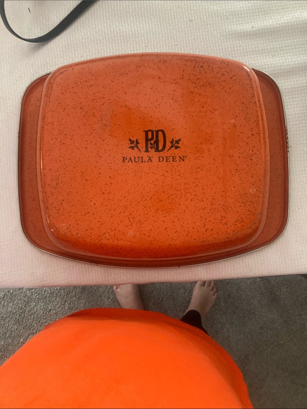 Paula Deen Orange Pan